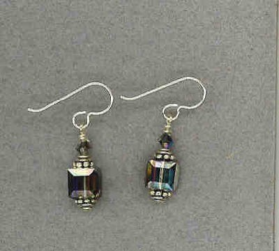 Swarovski AB crystal earrings